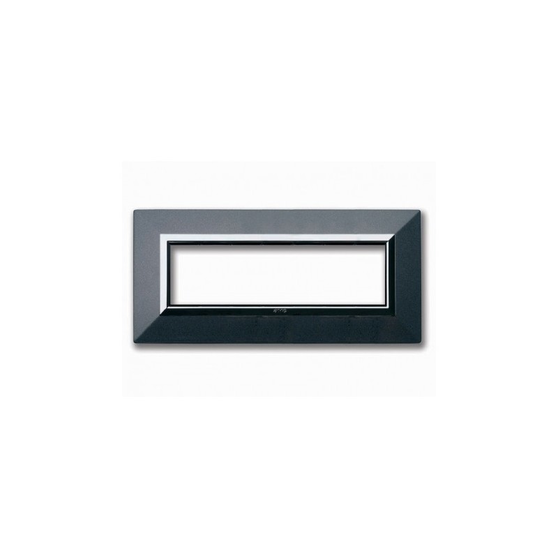 PLAQUE ZAMA 44 RECTANGULAIRE GRIS FONCÉ METALLISÉ 7 MODULES|sfh|24251fed3da5|