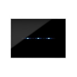 PLAQUE YOUNG TOUCH 44 RECTANGULAIRE NOIR ABSOLU 3 MODULES|sfh|2edc684a099d|