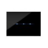 PLAQUE YOUNG TOUCH 44 RECTANGULAIRE NOIR ABSOLU 3 MODULES|sfh|f81a22a9a6e2|