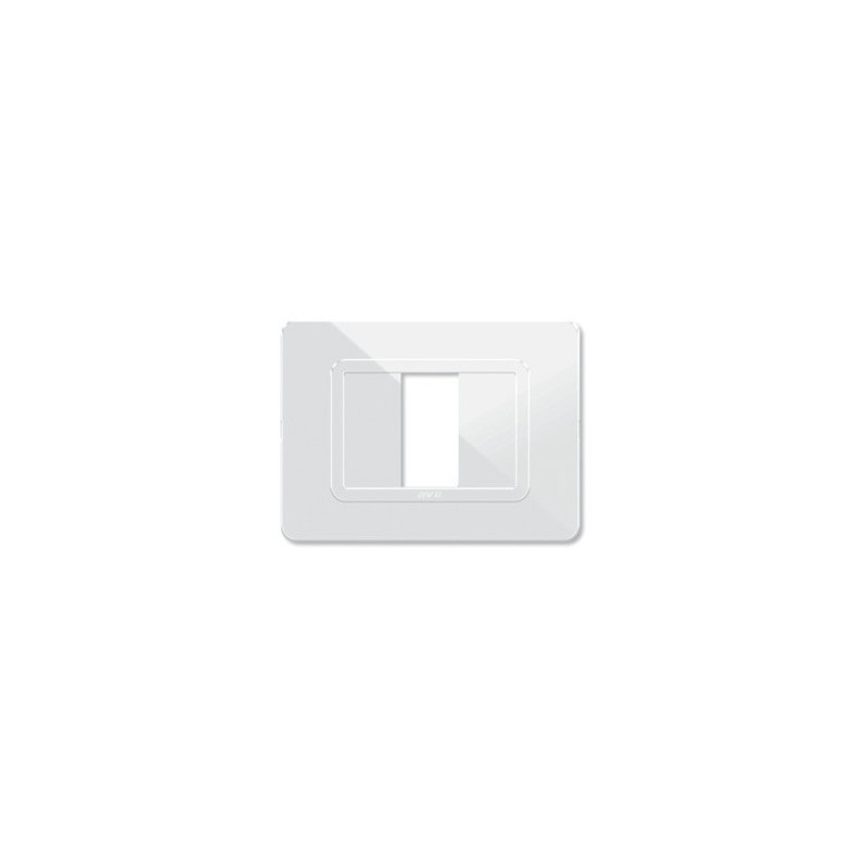 PLAQUE TECHNOPOLYMERE 44 RECTANGULAIRE BLANC 1 MODULE|sfh|75d40a8da35e|
