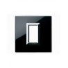 PLAQUE VERA 44 CARREE EN VERRE NOIR ABSOLU 1 MODULE|sfh|3613077eb5d0|
