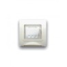 PLAQUE ETANCHE ENCASTREE CARREE 2 MODULES S44 BLANC|sfh|c6d8717c99c7|