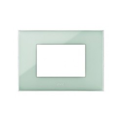 PLAQUE YOUNG 44 RECTANGULAIRE VERT SAUGE 3 MODULES|sfh|ebe8b9b26cb7|