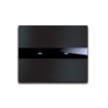 PLAQUE TOUCH 44 RECTANGULAIRE ALUMUNIUM ANTHRACITE BROSSE 3 MODULES|sfh|8f6af05a21cf|