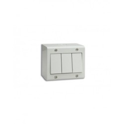 BOITE APPARENTE 3 MODULES S45 BLANC|sfh|696005cba985|