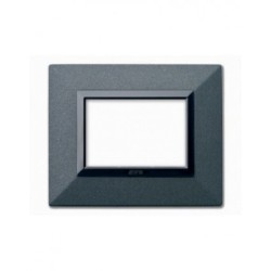 PLAQUE ZAMA 44 RECTANGULAIRE GRAPHITE 3 MODULES|sfh|42114412cb20|
