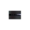 PLAQUE TOUCH 44 RECTANGULAIRE ALUMUNIUM ANTHRACITE BROSSE 4 MODULES|sfh|3092818bcbaf|