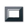 PLAQUE ZAMA 44 RECTANGULAIRE GRIS FONCÉ METALLISÉ 3 MODULES|sfh|3b3639f598a3|