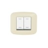 PLAQUE YES 45 CARREE IVOIRE 2 MODULES|sfh|b964cce954b3|