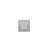BELLA Carrée Argent Opaque / Cardre Chromé|sfh|8a56ad6380ff|