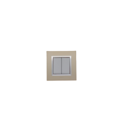 BELLA Carrée Champagne / Cardre Chromé|sfh|186b0d81fddb|