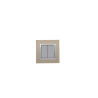 BELLA Carrée Champagne / Cardre Chromé|sfh|186b0d81fddb|