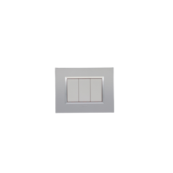 BELLA Rectangulaire Argent Opaque / Cardre Chromé|sfh|dbc2b36d39cf|