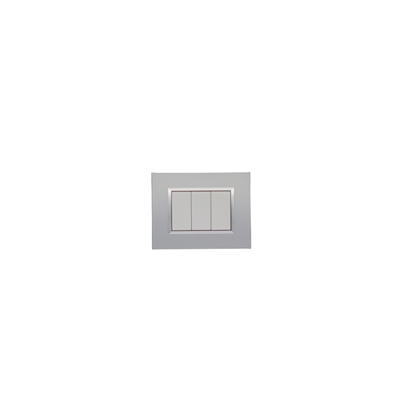 BELLA Rectangulaire Argent Opaque / Cardre Chromé|sfh|dbc2b36d39cf|