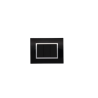 BELLA Rectangulaire Noir Brillant / Cadre Chromé|sfh|8ee74129e072|
