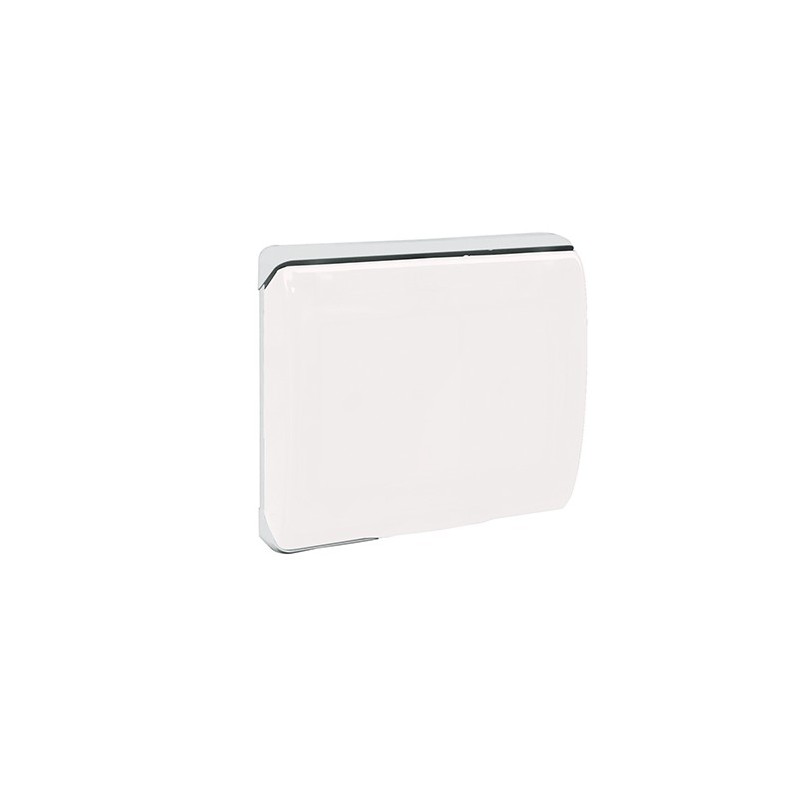 PLAQUE ETANCHE ENCASTREE CARREE 1 MODULE S45 COUVERCLE RIGIDE BLANC|sfh|ad510e9d1b00|