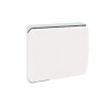 PLAQUE ETANCHE ENCASTREE CARREE 1 MODULE S45 COUVERCLE RIGIDE BLANC|sfh|ad510e9d1b00|