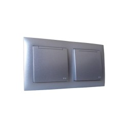 Gamme étanche Gris 2+2 modules|sfh|3dc907d394e0|