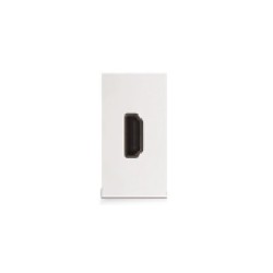 Prise HDMI avec cordon 1 module Blanc|sfh|65f78dde9331|