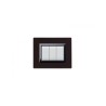 PLAQUE BOIS 44 RECTANGULAIRE WENGE 3 MODULES|sfh|248fb2e0385a|