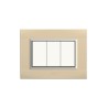 copy of PLAQUES NOVA 45 RECTANGULAIRE CHAMPAGNE CADRE CHROME 3 MODULES|sfh|11b989f1ccb4|
