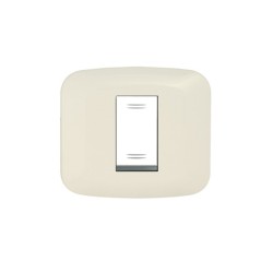 PLAQUE YES 45 CARREE IVOIRE 1 MODULE|sfh|4ca8ffb955e0|