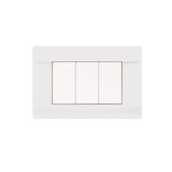 PLAQUES PENCHÉE 45 RECTANGULAIRE BLANC 3 MODULES|sfh|da00747ff2cc|