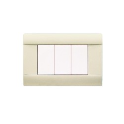 PLAQUES PENCHÉE 45 RECTANGULAIRE IVOIRE 3 MODULES|sfh|3645a8ac8fab|