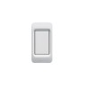 PLAQUE POUR PROFILÉ EN ALUMINIUM BLANC 1 MODULE|sfh|5ba415237882|