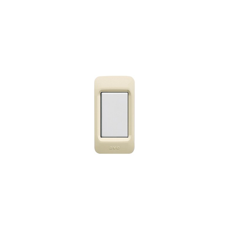 PLAQUE POUR PROFILÉ EN ALUMINIUM IVOIRE 1 MODULE|sfh|62f97b1cbf09|