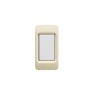 PLAQUE POUR PROFILÉ EN ALUMINIUM IVOIRE 1 MODULE|sfh|62f97b1cbf09|