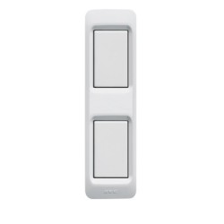 PLAQUE POUR PROFILÉ EN ALUMINIUM BLANC 2 MODULES|sfh|c77136c51441|