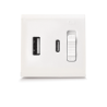 Chargeur USB ULTRA RAPIDE (PD) 20W TYPE A+C 2 MODULES CLARA 43|sfh|3c84cbc0426d|