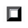 PLAQUE ZAMA 44 CARREE NOIR ABSOLU 2 MODULES|sfh|bb118b406eec|