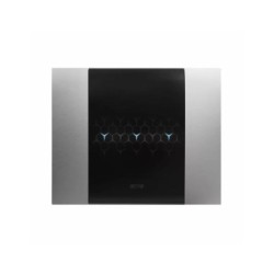 PLAQUE SMART 44 TOUCH RECTANGULAIRE ACIER NATUREL EFFET BROSSÉ JUSQU'À 6 COMMANDES 3 MODULES|sfh|1c48a01e8e88|