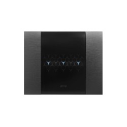 PLAQUE SMART 44 TOUCH RECTANGULAIRE ACIER ANTHRACITE EFFET BROSSÉ JUSQU'À 6 COMMANDES 3 MODULES|sfh|fabb07383b52|