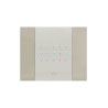 PLAQUE SMART 44 TOUCH RECTANGULAIRE TAUPE EFFET MAT JUSQU'À 6 COMMANDES 3 MODULES|sfh|c460aae9d2f0|
