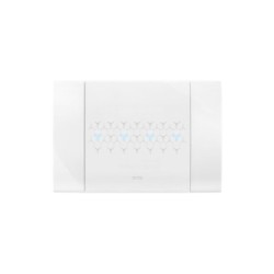 PLAQUE SMART 44 TOUCH RECTANGULAIRE BLANC EFFET BRILLANT JUSQU'À 7 COMMANDES 4 MODULES|sfh|1b4520f11083|