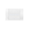 PLAQUE SMART 44 TOUCH RECTANGULAIRE BLANC EFFET BRILLANT JUSQU'À 7 COMMANDES 4 MODULES|sfh|0279635c9ac7|