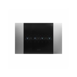 PLAQUE SMART 44 TOUCH RECTANGULAIRE ACIER NATUREL EFFET BROSSÉ JUSQU'À 7 COMMANDES 4 MODULES|sfh|edef4cbc487b|