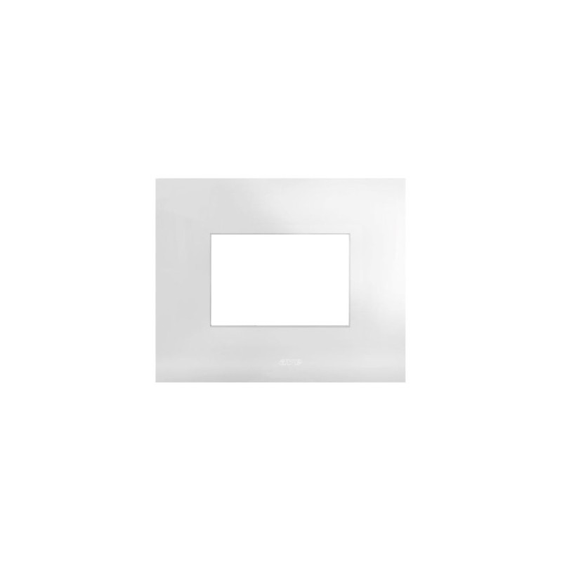 PLAQUE SMART 44 RECTANGULAIRE BLANC EFFET BRILLANT 3 MODULES|sfh|cd62b375a10a|