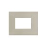 PLAQUE SMART 44 RECTANGULAIRE GRIS TAUPE EFFET MAT 3 MODULES|sfh|b0759d7963d2|