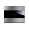 PLAQUE TOUCH 44 RECTANGULAIRE POUR PRISE COULISSANTE ALUMUNIUM NATUREL BROSSÉ|sfh|d6643fb51e92|