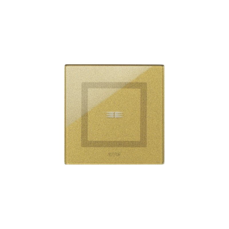 PLAQUE VERA 44 TOUCH CARRÉE GOLD 2 MODULES 1 COMMANDE|sfh|c0caf0d06fa0|
