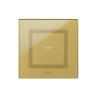 PLAQUE VERA 44 TOUCH CARRÉE GOLD 2 MODULES 1 COMMANDE|sfh|ce3e27212b03|