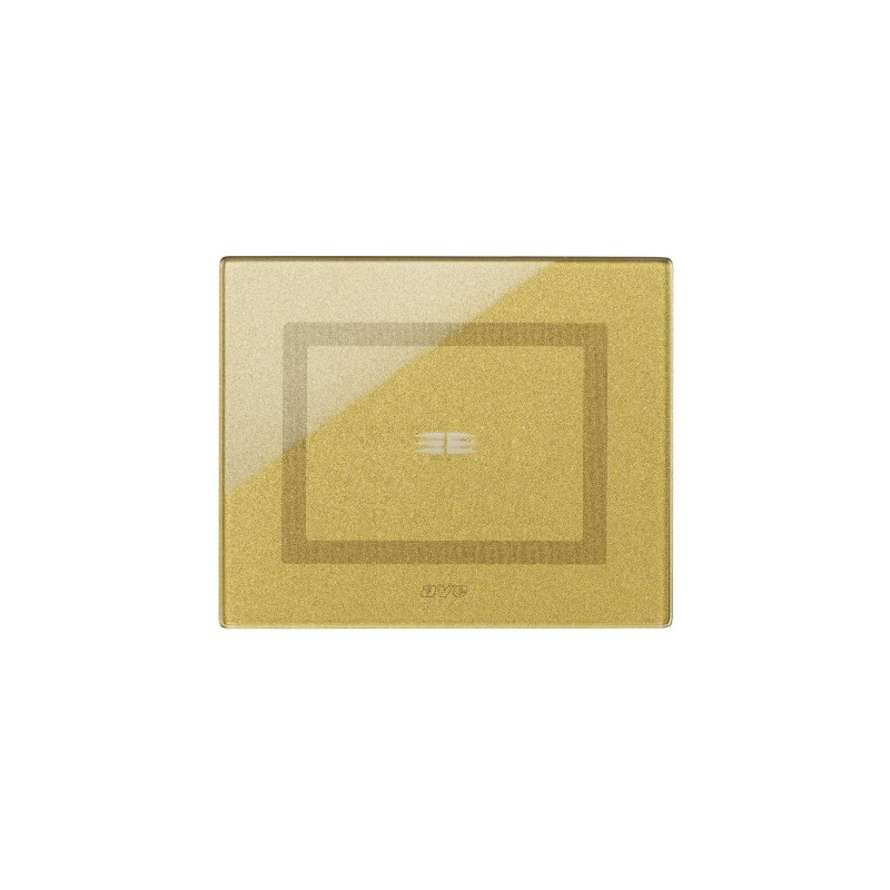 PLAQUE VERA 44 TOUCH RECTANGULAIRE GOLD 3 MODULES 1 COMMANDE|sfh|9b06379096ee|