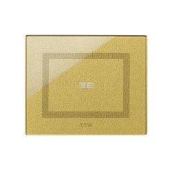 PLAQUE VERA 44 TOUCH RECTANGULAIRE GOLD 3 MODULES 1 COMMANDE|sfh|33e4c6a1390d|