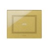 PLAQUE VERA 44 TOUCH RECTANGULAIRE GOLD 3 MODULES 1 COMMANDE|sfh|be04d062260a|