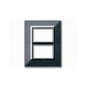 PLAQUE ZAMA 44 RECTANGULAIRE GRIS FONCÉ METALLISÉ 3+3 MODULES|sfh|053adc08c095|