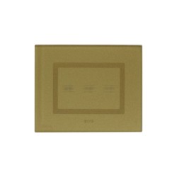 PLAQUE VERA 44 TOUCH RECTANGULAIRE GOLD 3 MODULES 3 COMMANDES|sfh|275039796920|